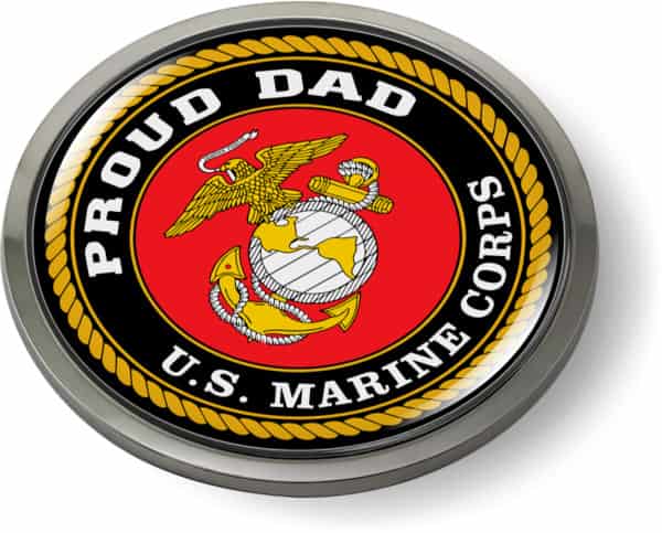 USMC Proud Dad Emblem